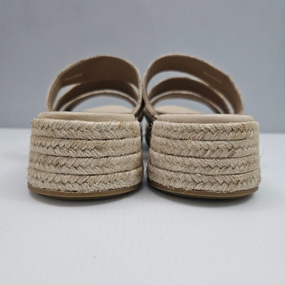 Eileen Fisher Mayla Espadrille Sandal Womens 11 Jute Platform Slide Summer NEW - Picture 10 of 13